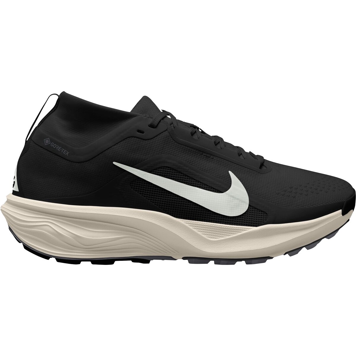 Image of Nike ACG Pegasus GTX Trail Running Shoe - Men's Black/Summit White-Lt Orewood Brn, 10.5