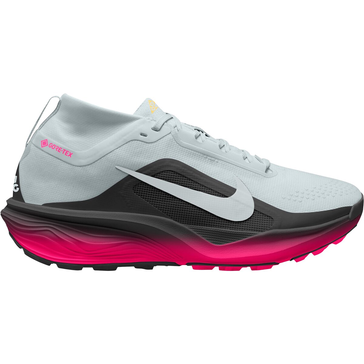 Image of Nike ACG Pegasus GTX Trail Running Shoe - Men's Pure Platinum/Pure Platinum-Black, 10.0