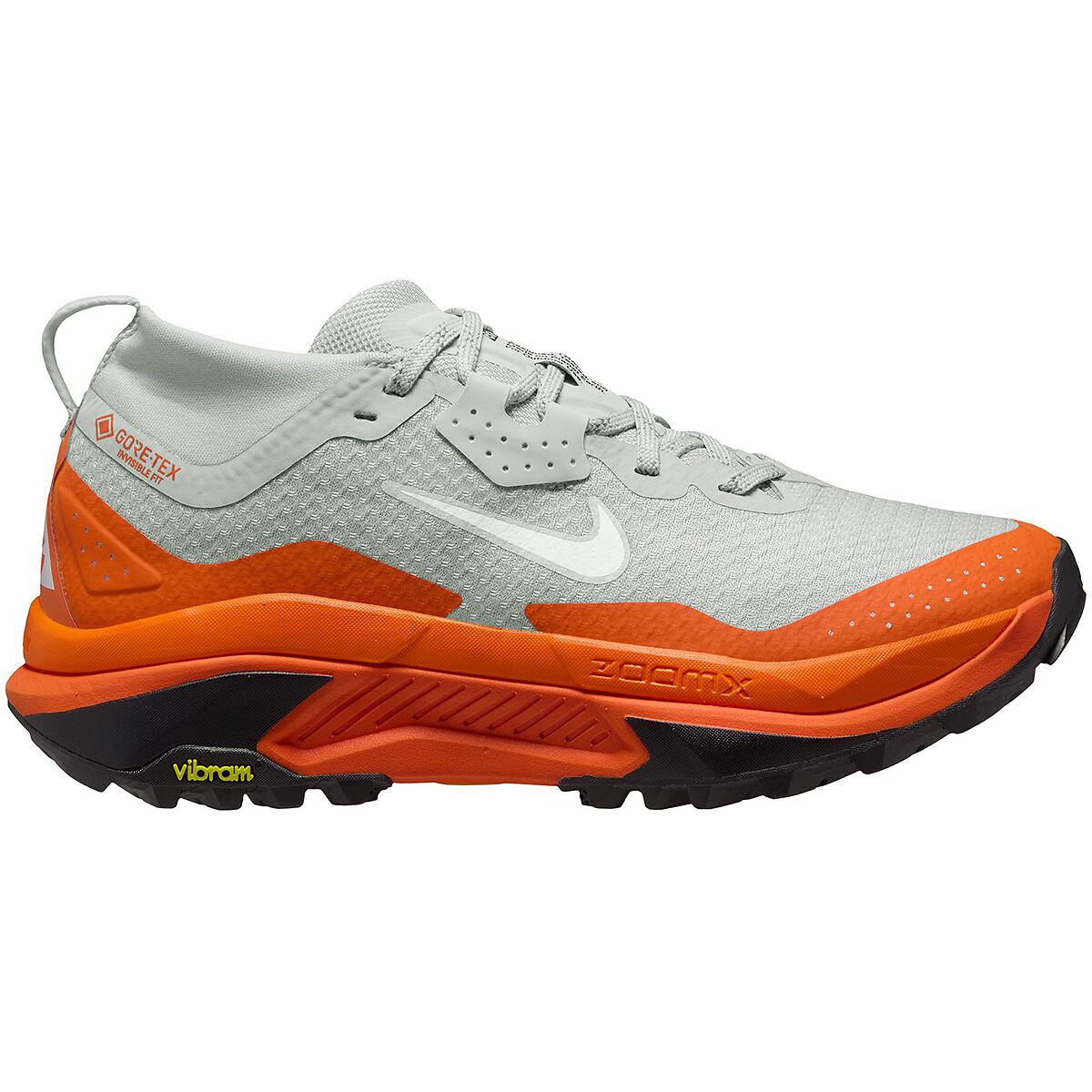 Nike Nike ACG Zegama GTX Trail Running Shoe - Men's Light Silver/Summit White-Safety Orange, 10.0 - $199.95 at Backcountry.com