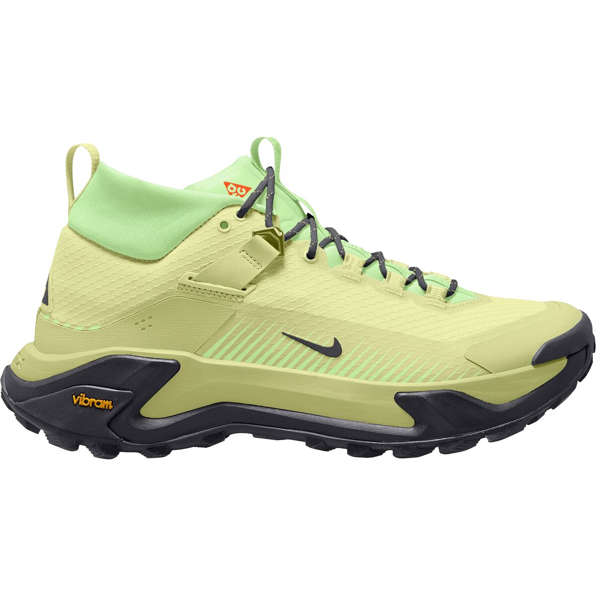 Image of Nike ACG Zegama Hiking Shoe - Men's Life Lime/Dark Smoke Grey-Barely Volt, 9.5
