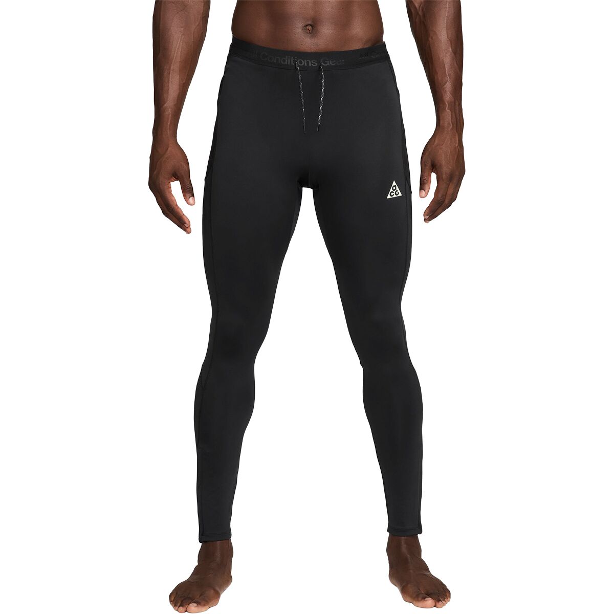 Image of Nike ACG Dri-FIT ADV Trail Lunar Ray Tight - Men's Black/Summit White, M