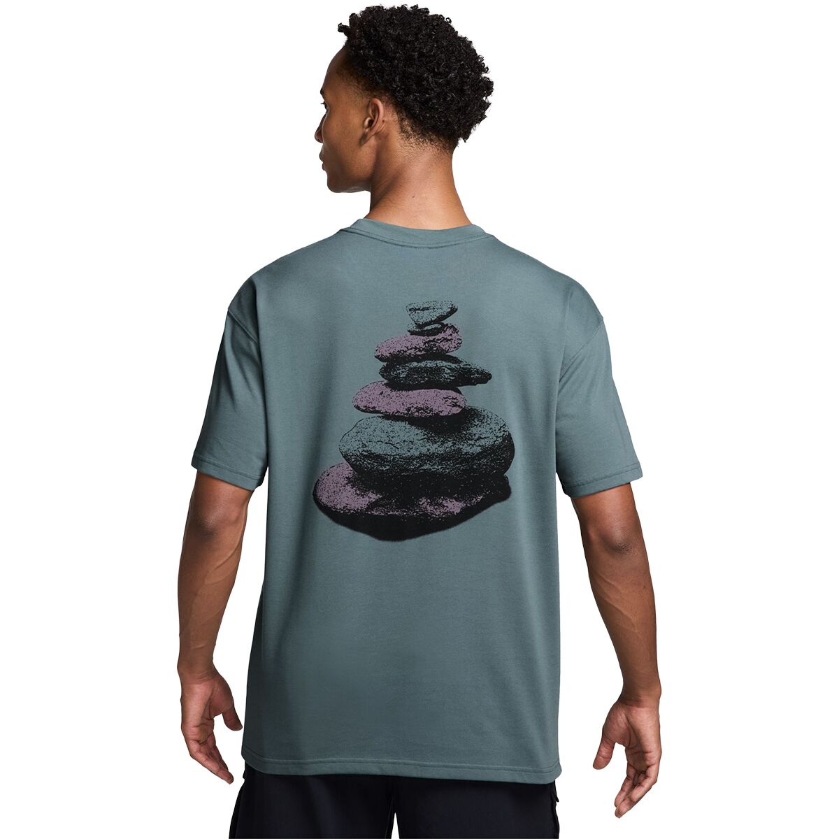 Image of Nike ACG Dri-FIT Stacked Rocks T-Shirt - Men's Mineral Slate, M