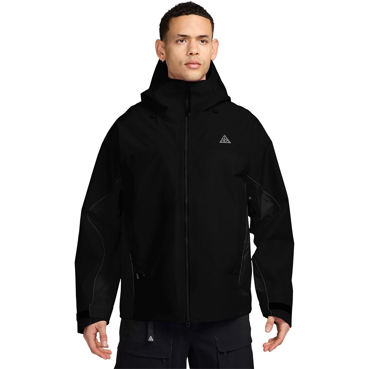 Nike Nike ACG Misery Ridge Storm-FIT GORE-TEX Jacket - Men's Black/Black/Black/Summit White, L - $499.95 at Backcountry.com