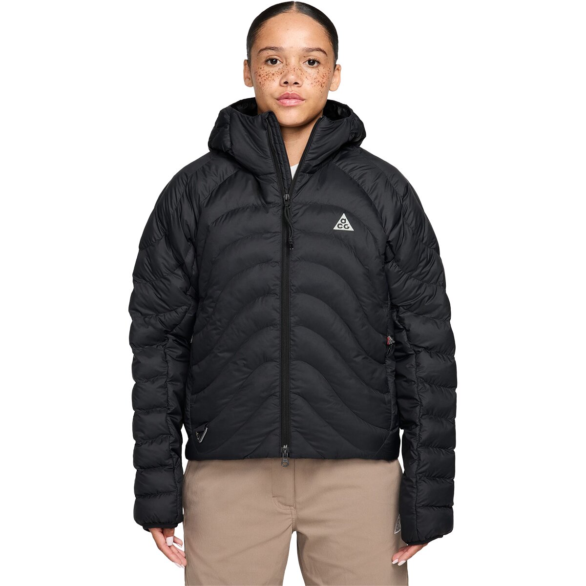 Image of Nike ACG Lava Flow Therma-Fit ADV Jacket - Women's Black/Summit White, L