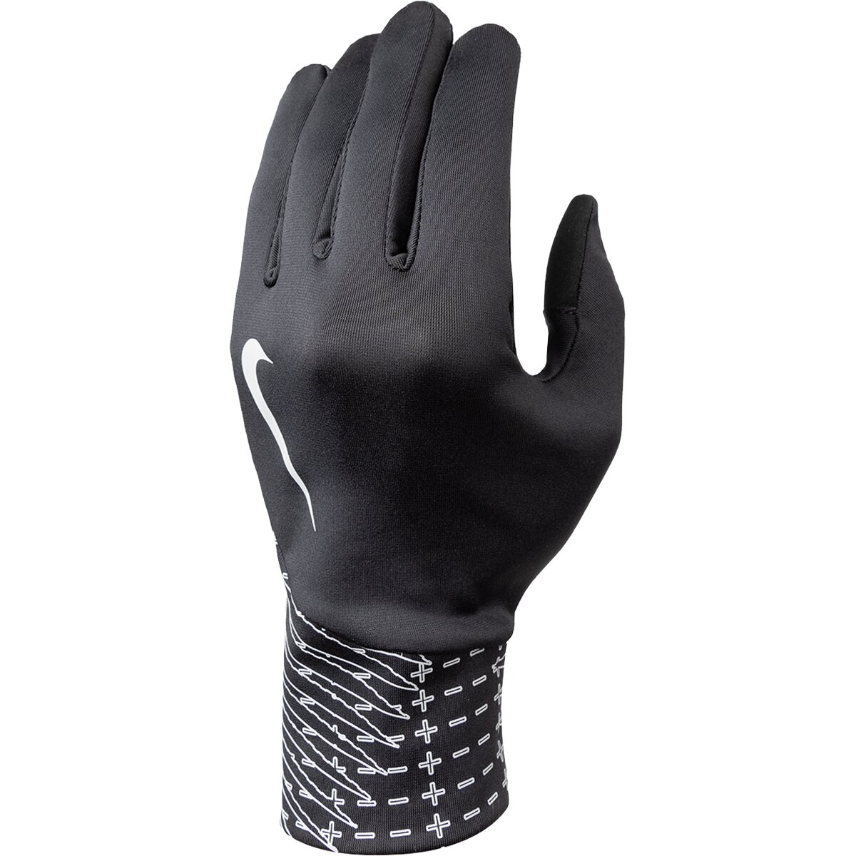 Image of Nike Pacer Lightweight RG Reflective Glove - Men's Black/Silver, L