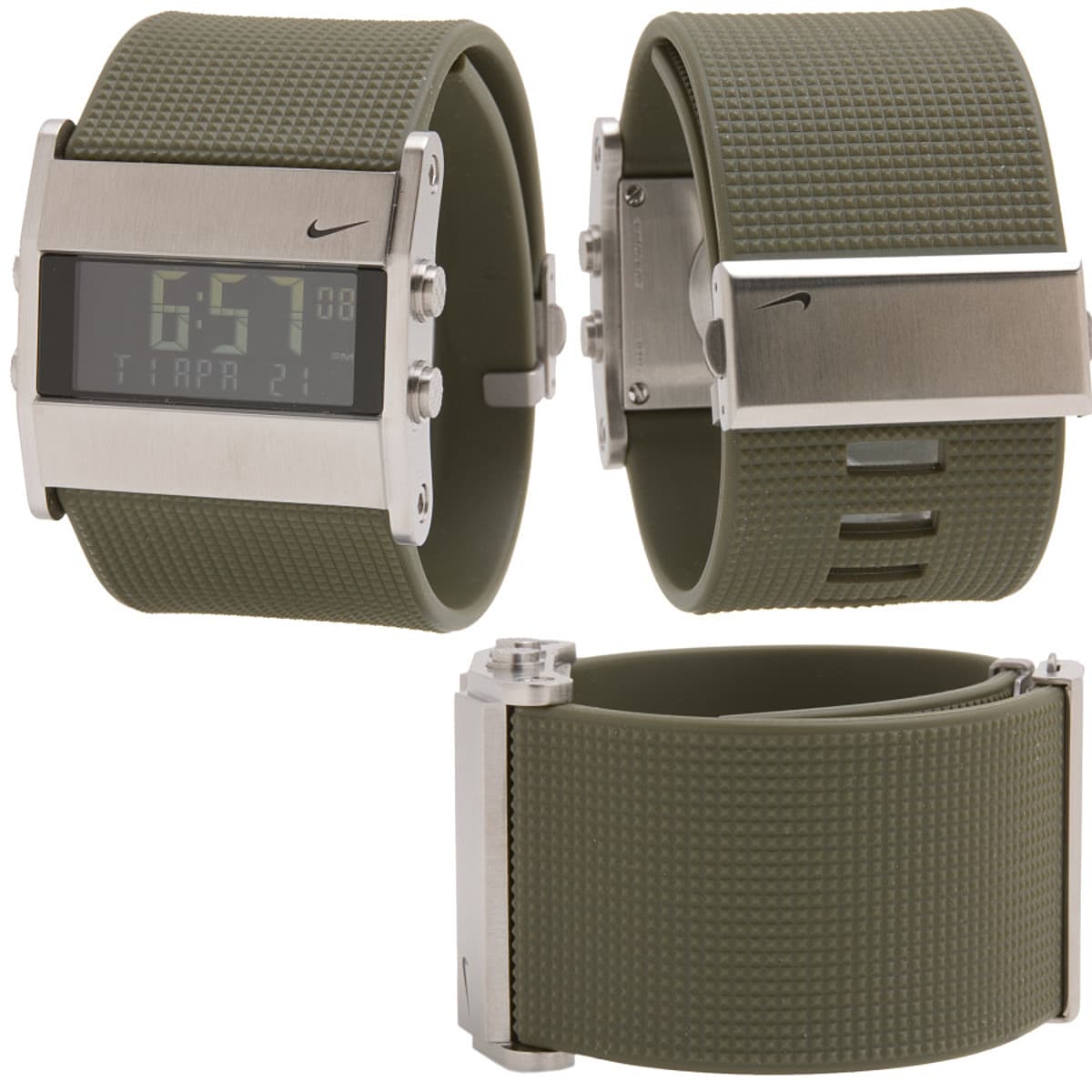 room Onvervangbaar kolonie Nike Timing Oregon Series Square Digital Watch - Accessories