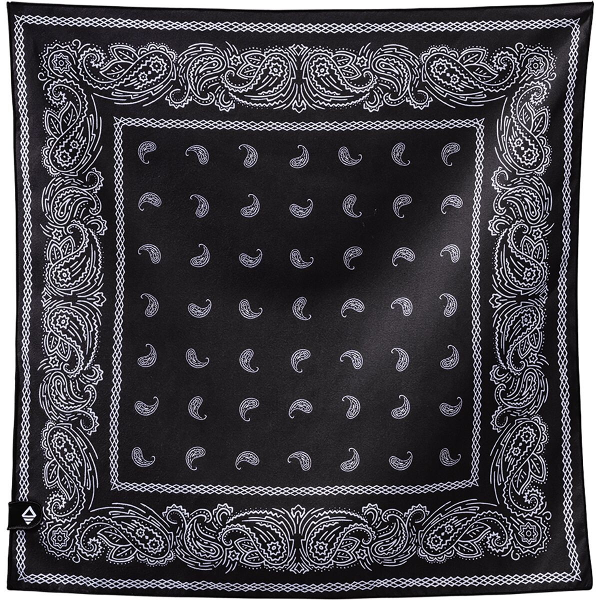 Image of Nomadix Bandana Towel Paisley Black, One Size