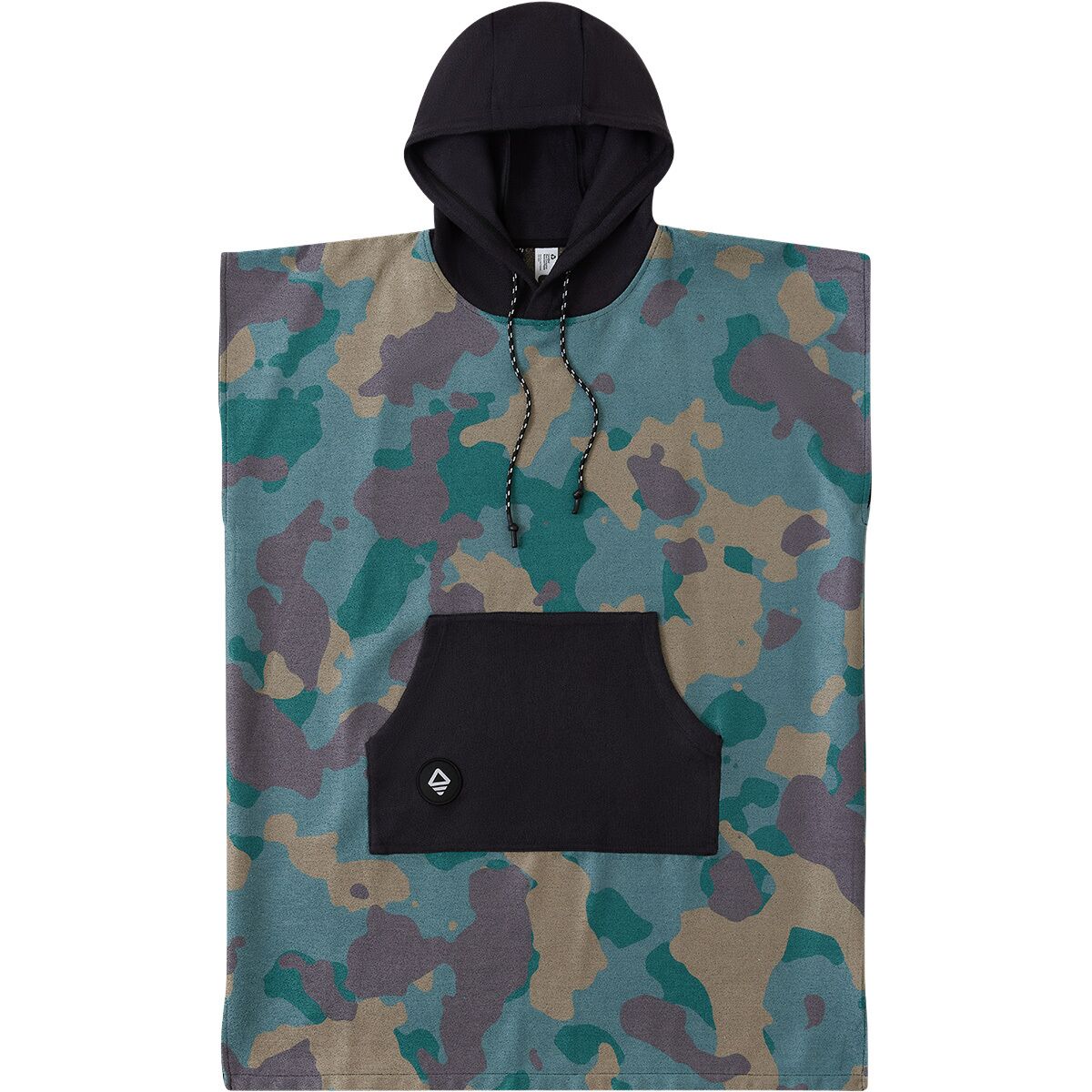 Image of Nomadix Changing Poncho Camo Green, S/M