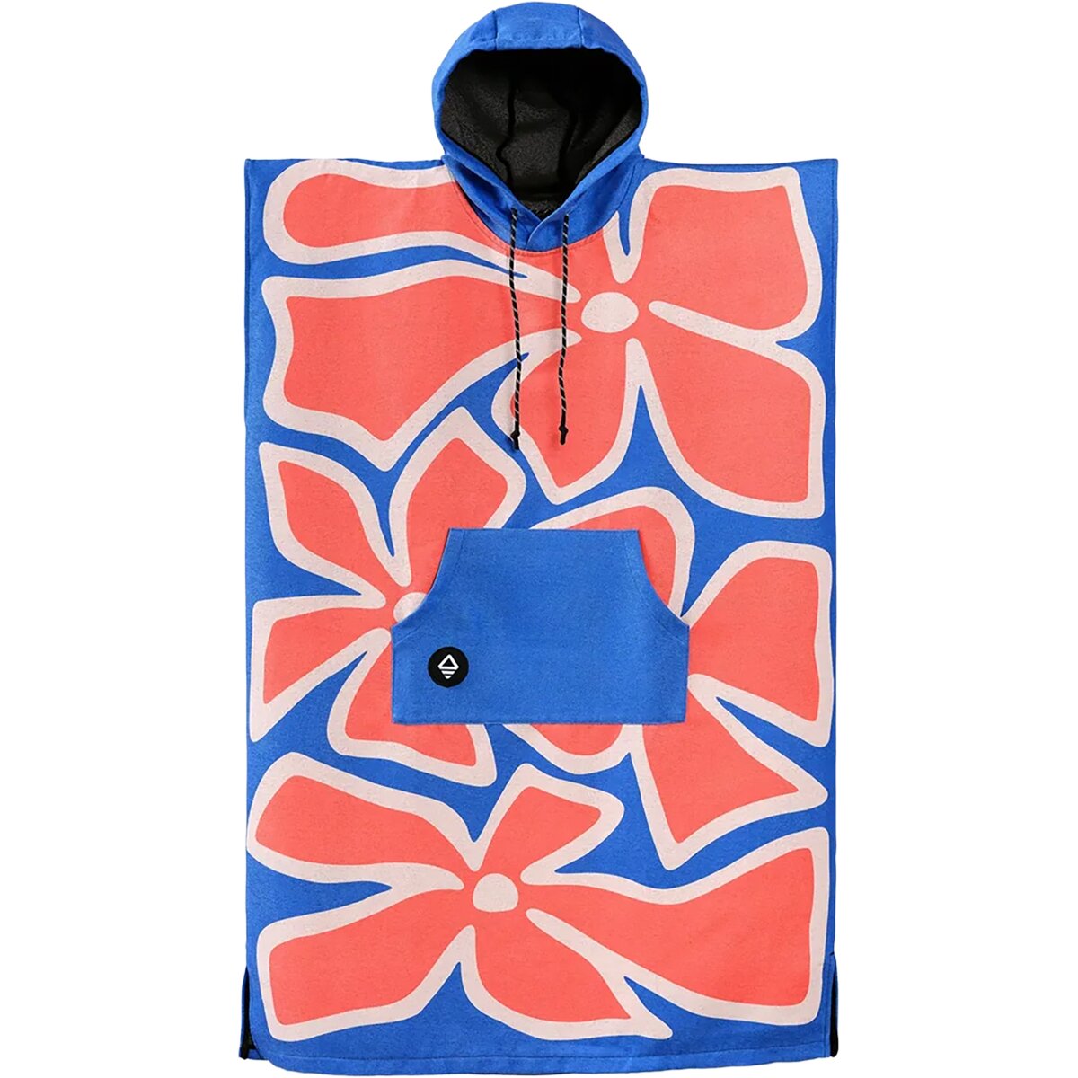 Image of Nomadix Changing Poncho Wild Flowers Stellar Blue Red, S/M