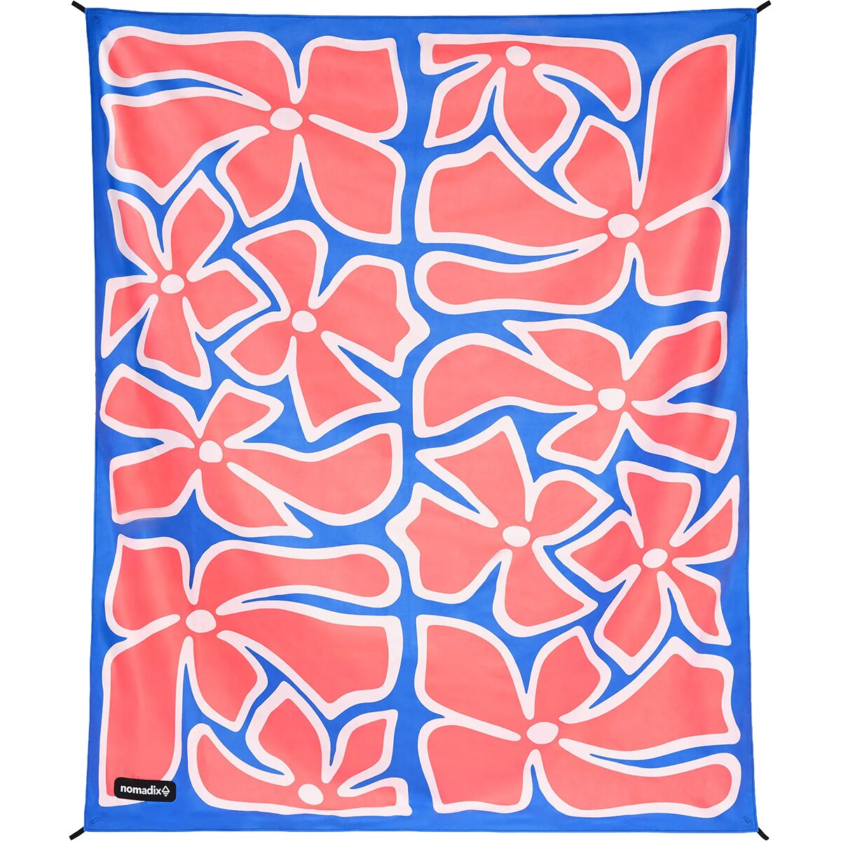 Image of Nomadix Festival Blanket Wild Flowers Stellar Blue Red, One Size