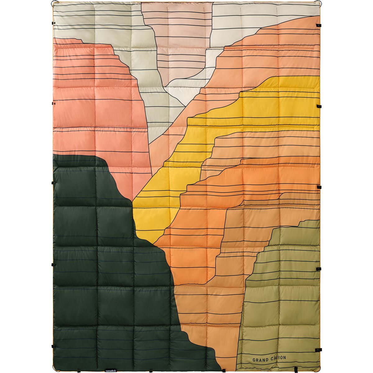 Image of Nomadix Puffer Blanket Grand Canyon, One Size