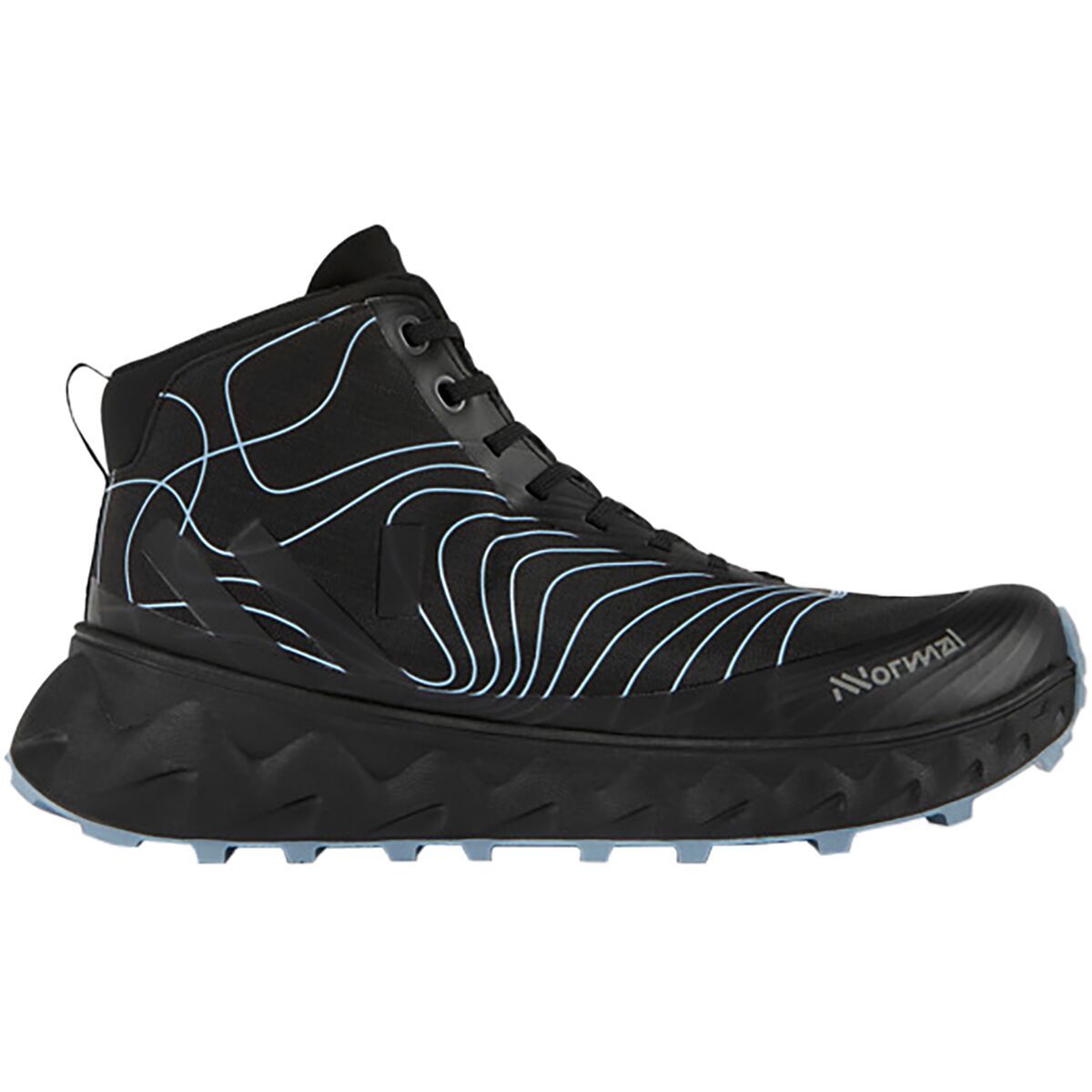 Image of Nnormal Tomir Mid WP Shoe Black/Blue, Mens 10.5/Womens 11.5