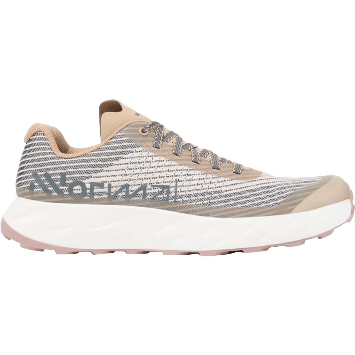 Nnormal Kjerag 01 Trail Running Shoe Beige/Grey, Mens 6.0/Womens