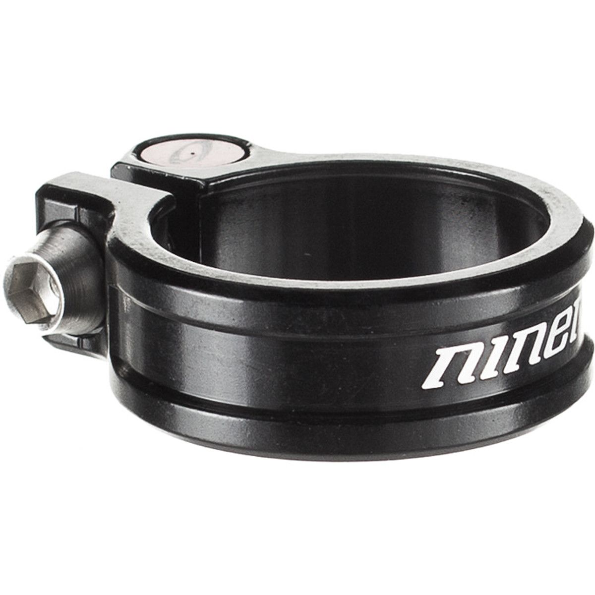 Niner Seat Post Clamp - Bolt On Black, 29.6mm