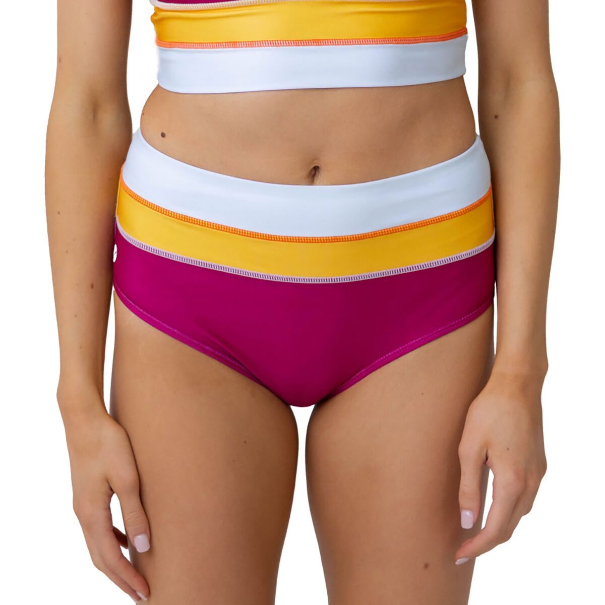 Nani Swimwear Colorblock Bikini Bottom - Women's Berry, S