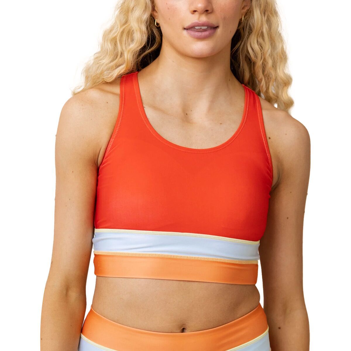 Nani Swimwear Cut Back Crop Bikini Top - Women's Poppy, L