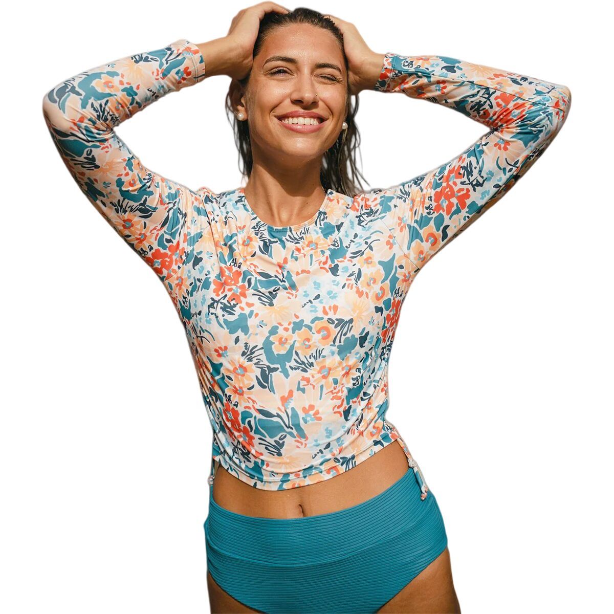 Image of Nani Swimwear Cropped Rashgaurd - Women's Arches, M