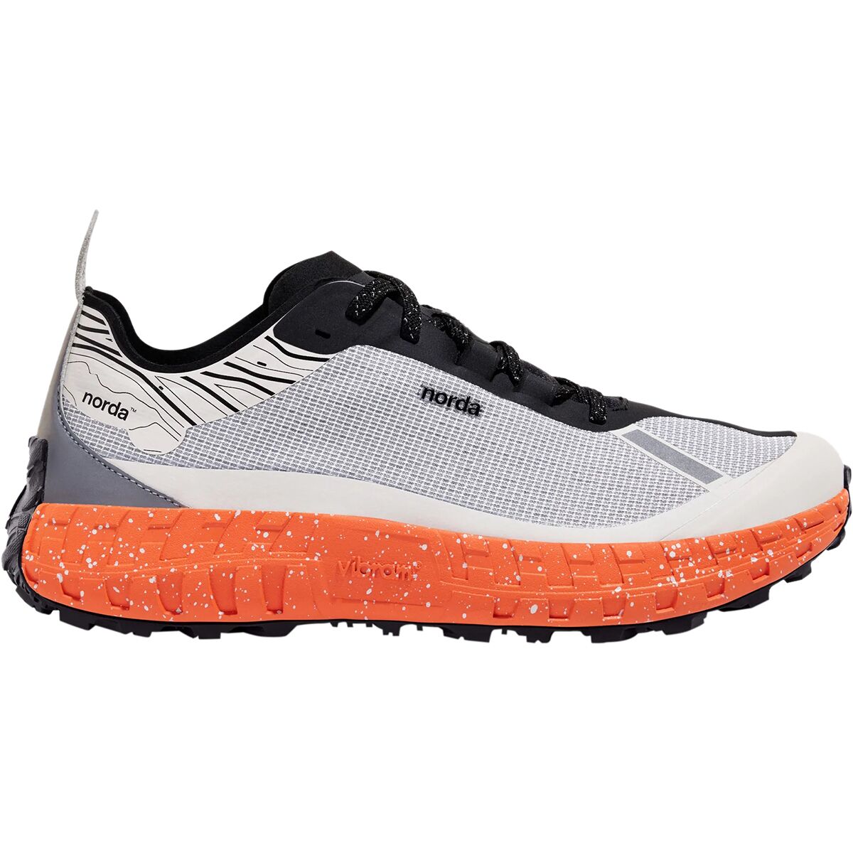 Image of Norda 001 G+ Spike Shoe - Women's Grey/Orange, 6.0
