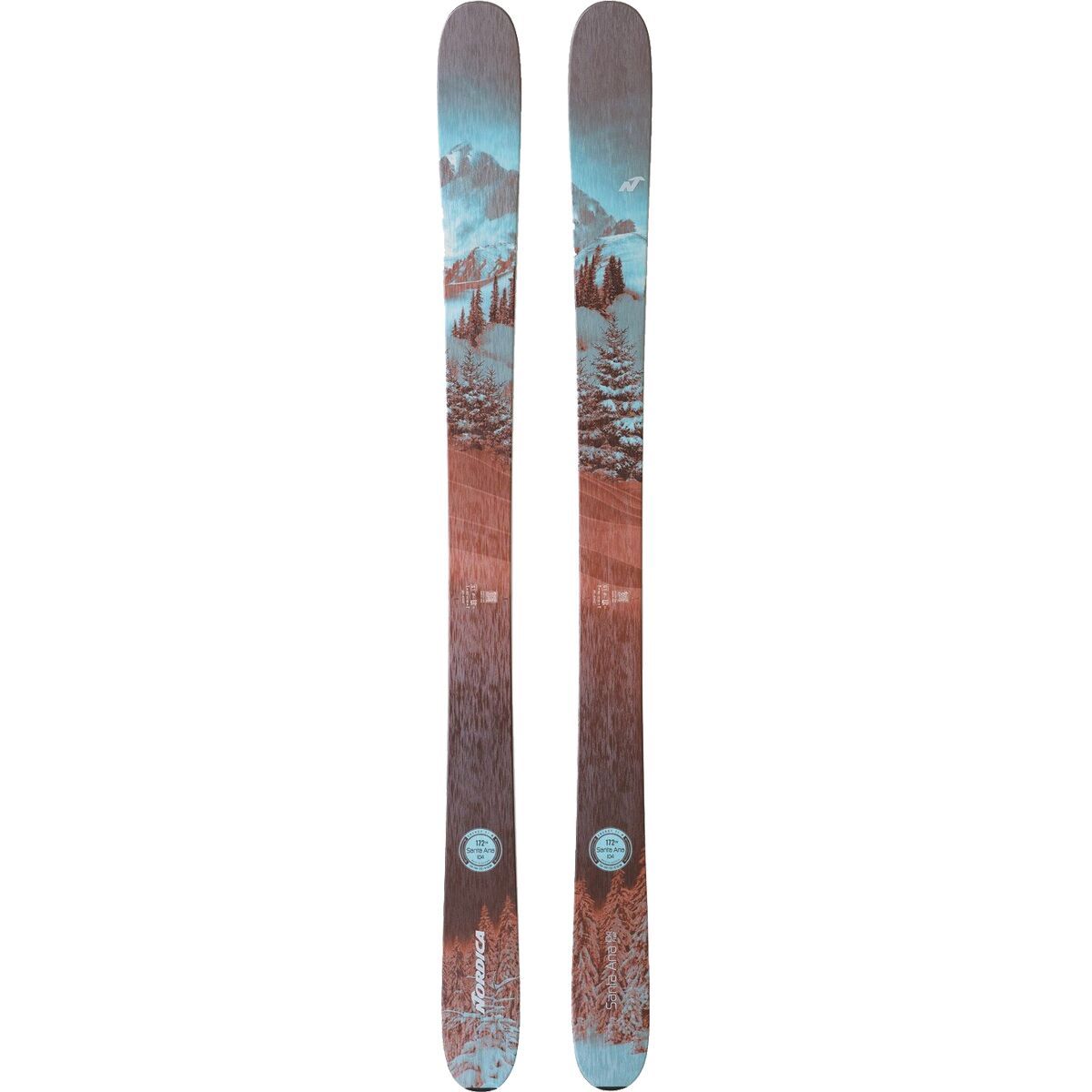 Nordica Santa Ana 104 Free Ski - 2024 - Women's Teal/Rust, 172cm