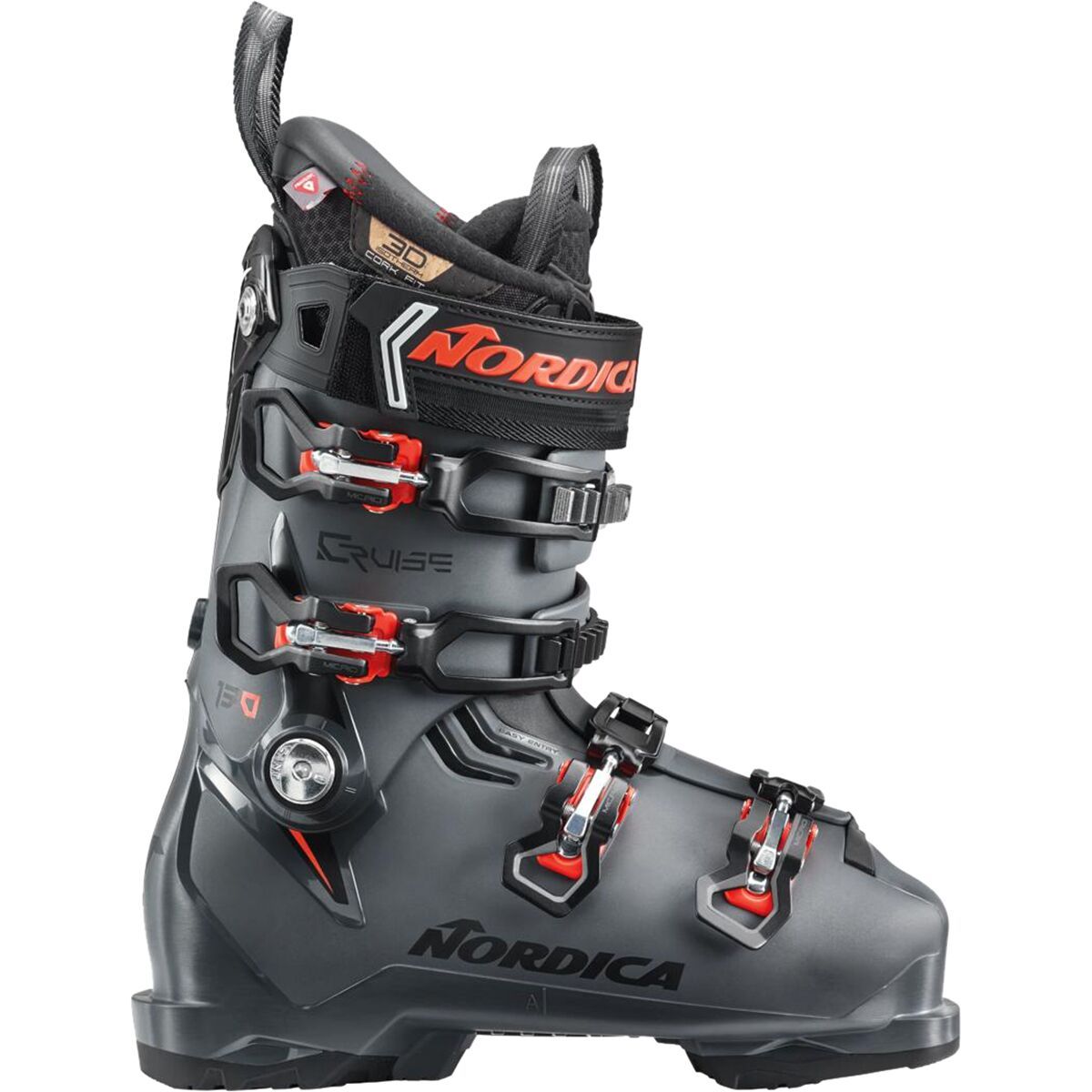Image of Nordica Cruise 130 Ski Boot - 2025 - Men's Antrachite/Black/Red, 25.5