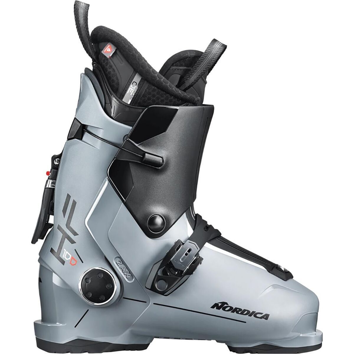 Image of Nordica HF 100 Ski Boot - 2026 - Men's Grey/Black/White, 29.5