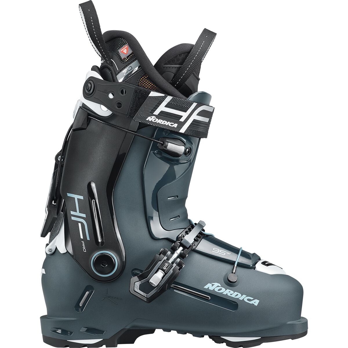 Image of Nordica HF Pro 95 GW Ski Boot - 2026 - Women's Black/Anthracite/Red, 27.5