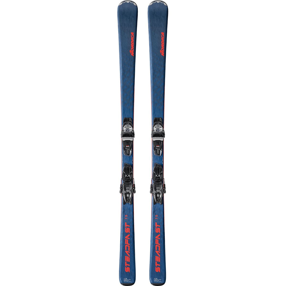 Nordica Nordica Steadfast 75 CA + TP2 Compact 10 Ski - 2025 Blue/Red, 168cm
