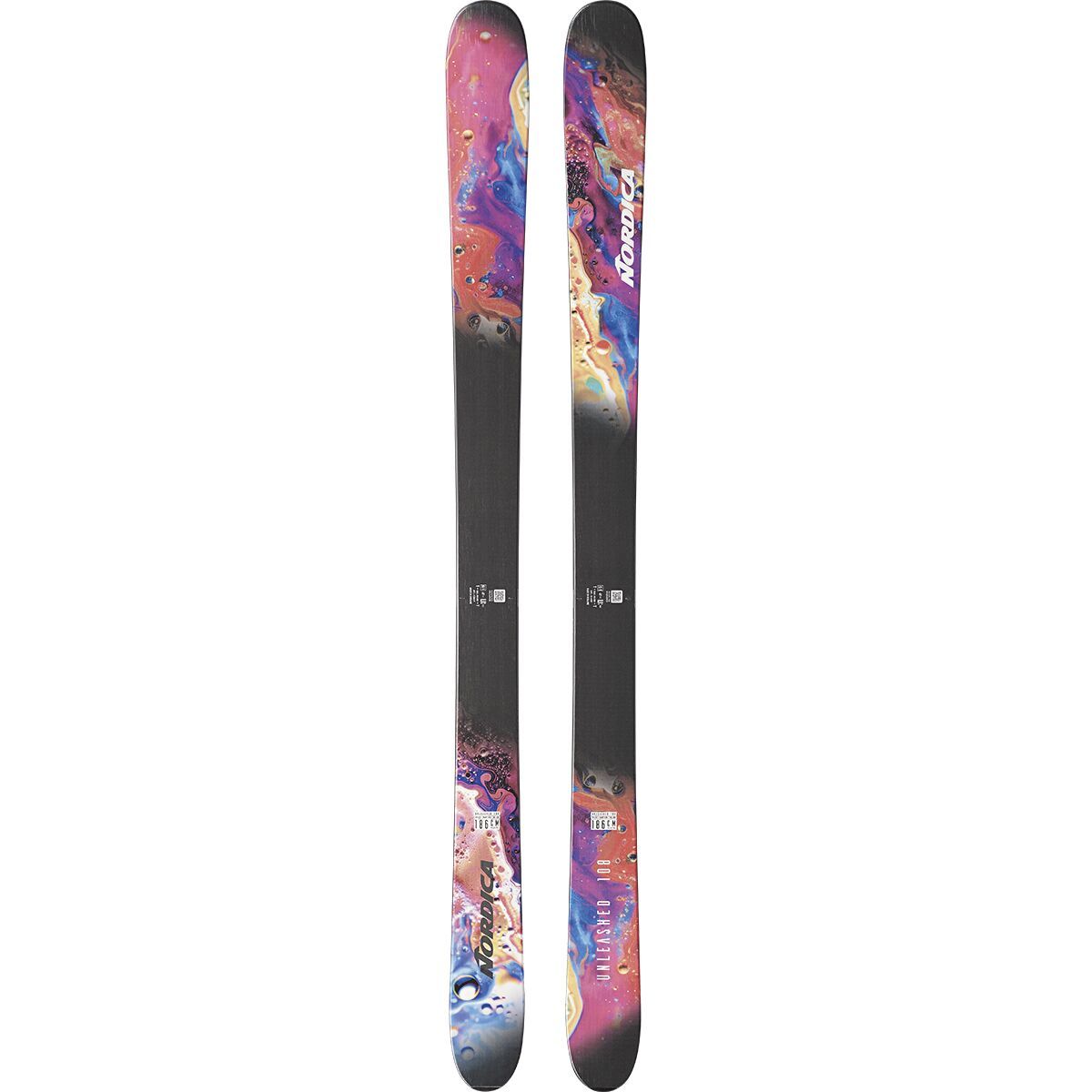 Image of Nordica Unleashed 108 Ski - 2026 Oilslick Purple, 168cm