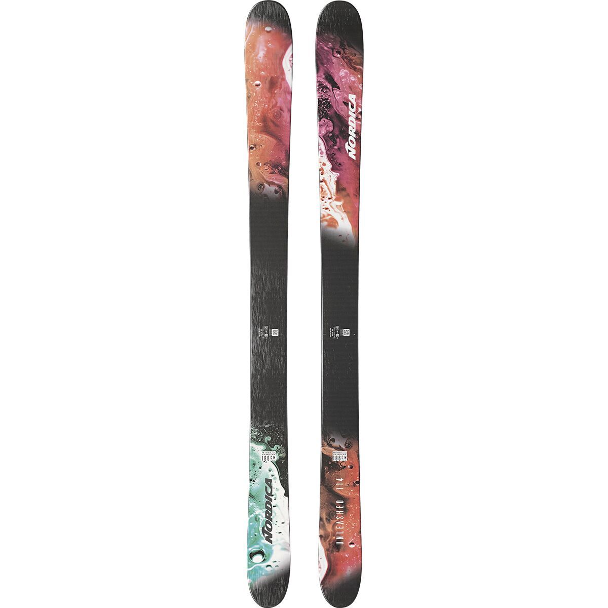 Nordica Unleashed 114 Ski - 2026 Oilslick Orange, 180cm