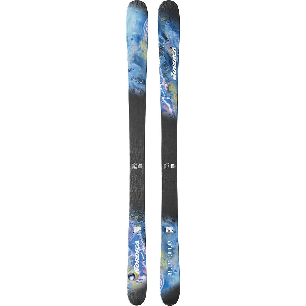 Image of Nordica Unleashed 98 CA Ski - 2026 Oilslick Blue, 180cm