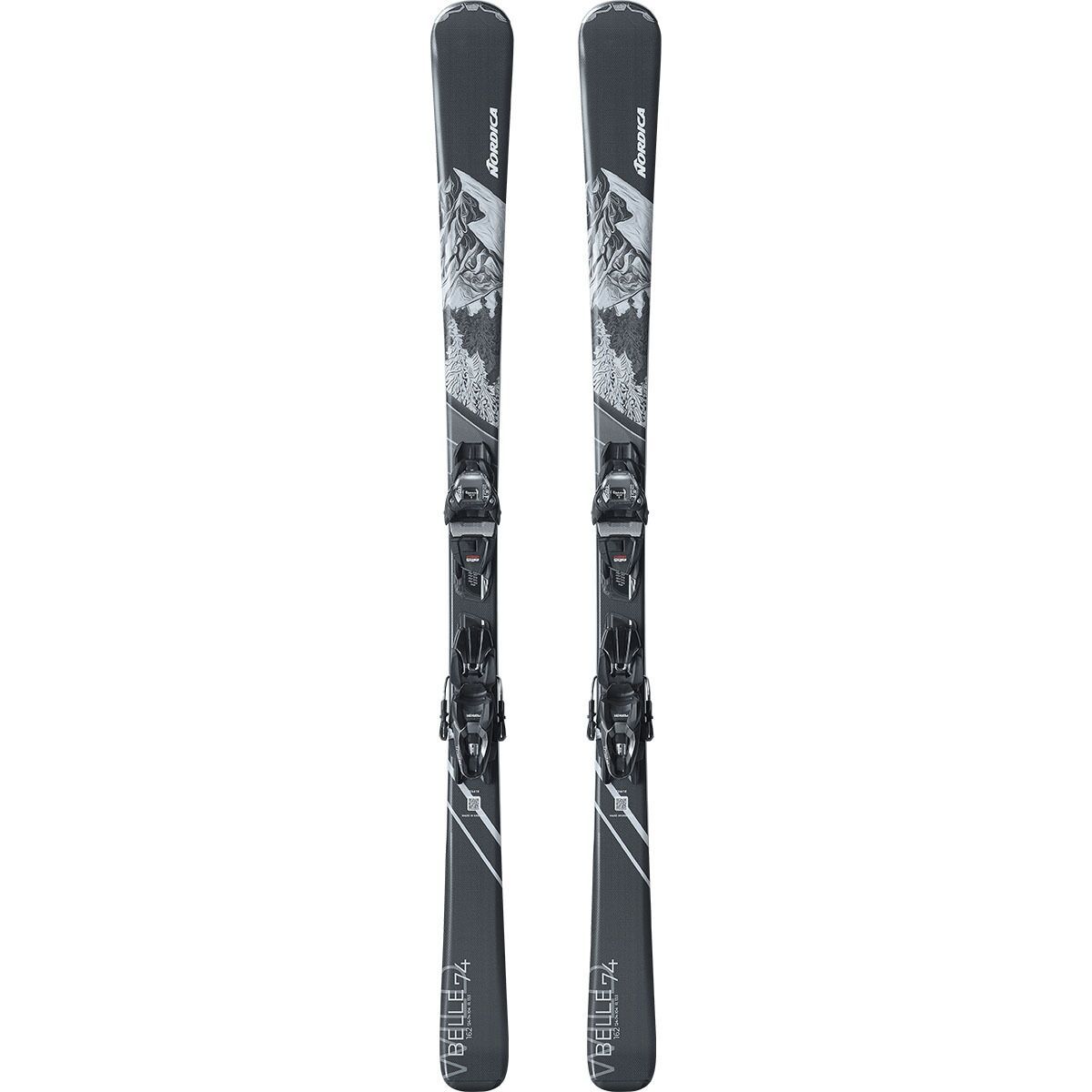 Image of Nordica Wild Belle 74 - 2026 - Women's Black/Blue, 156cm