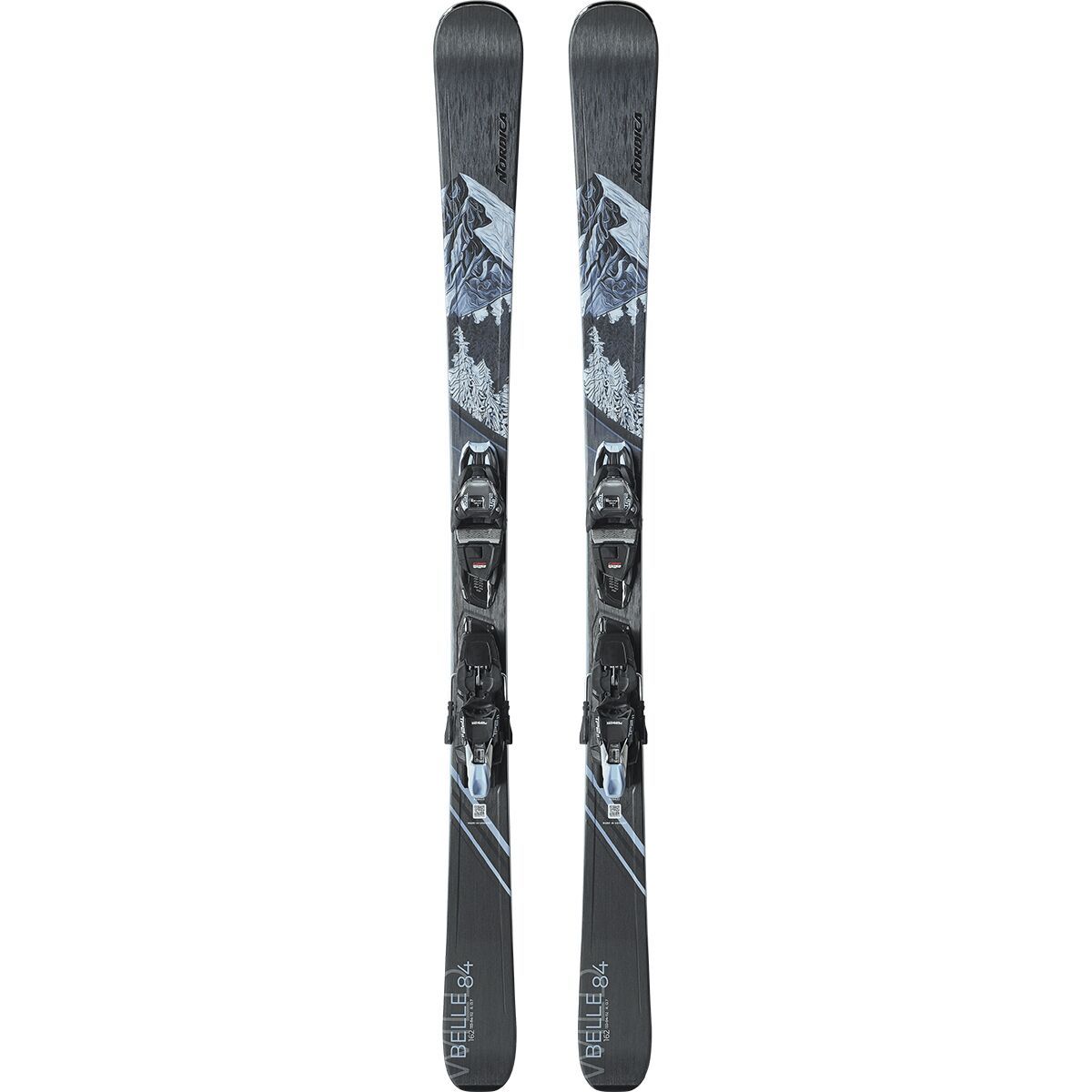 Image of Nordica Wild Belle DC 84 Ski - 2026 - Women's Black/Blue, 144cm