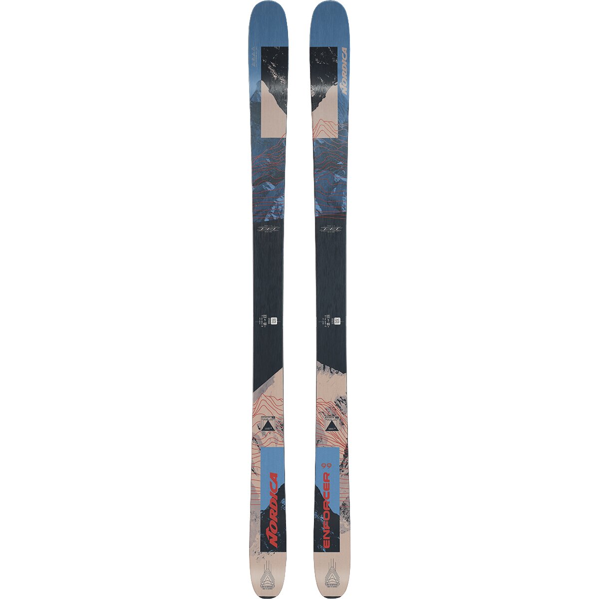 Image of Nordica Enforcer 99 Ski - 2027 Blue/Sand, 191cm