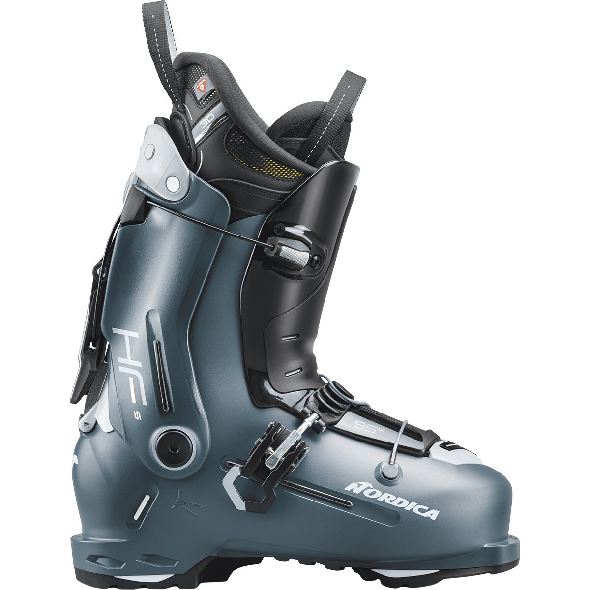 Image of Nordica HF S 95 GW Ski Boot - 2027 - Women's Green/Black/White, 25.5