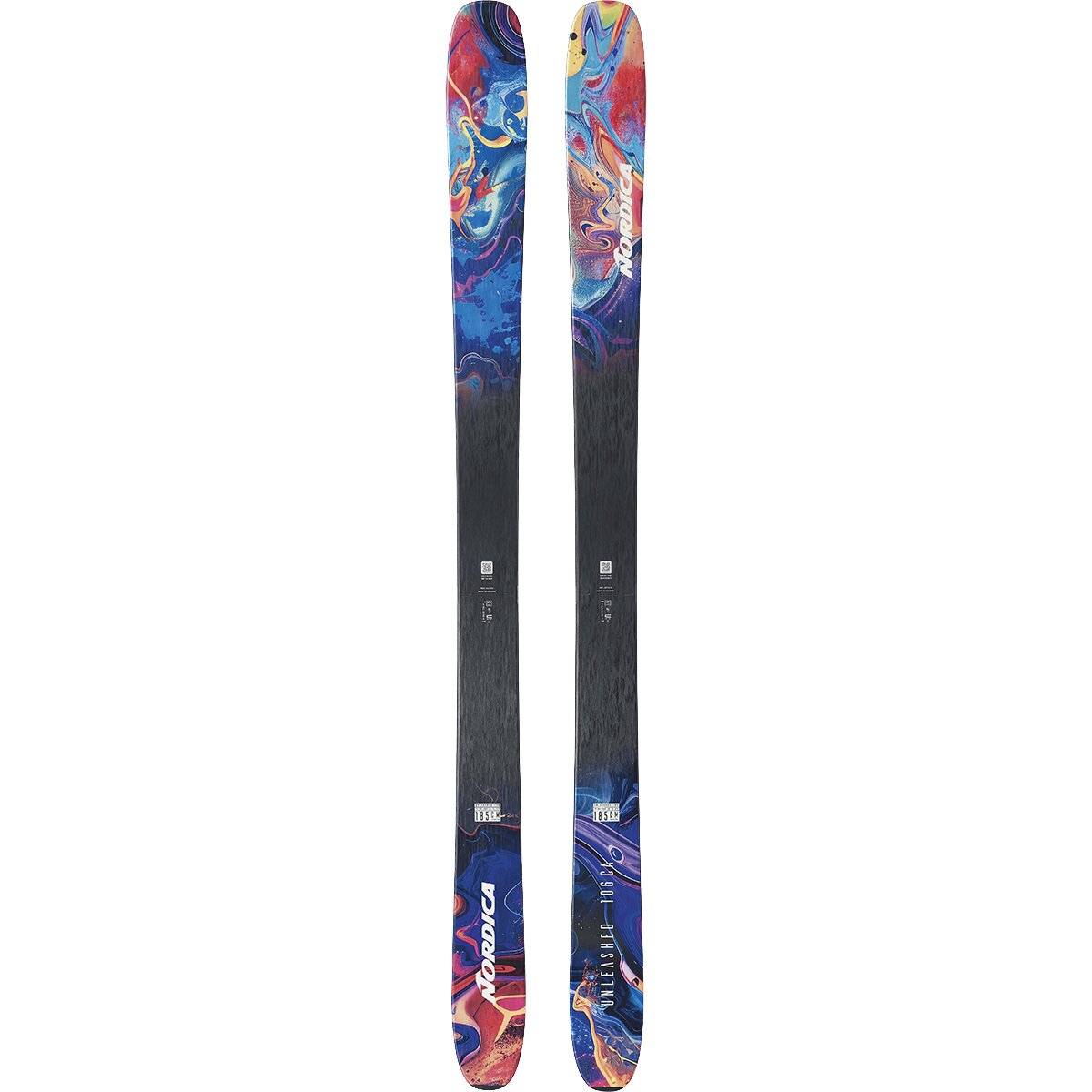 Image of Nordica Unleashed 106 CA Ski - 2027 Red/Yellow, 171cm