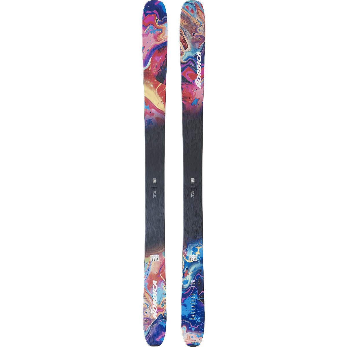 Image of Nordica Unleashed 106 Ski - 2027 Purple/Yellow, 185cm