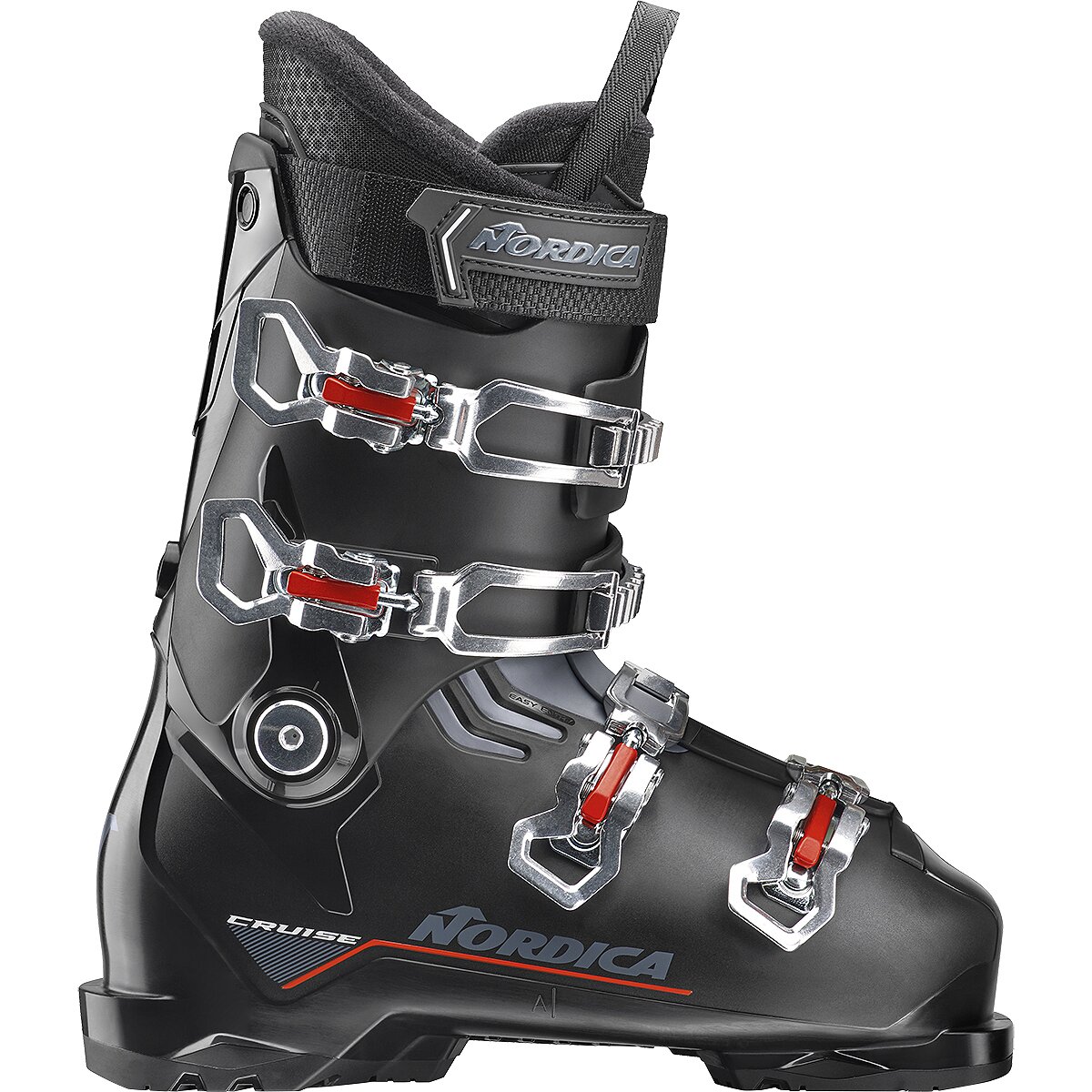 Image of Nordica The Cruise Wide Ski Boot - 2027 Black/Gray/Red, 28.5