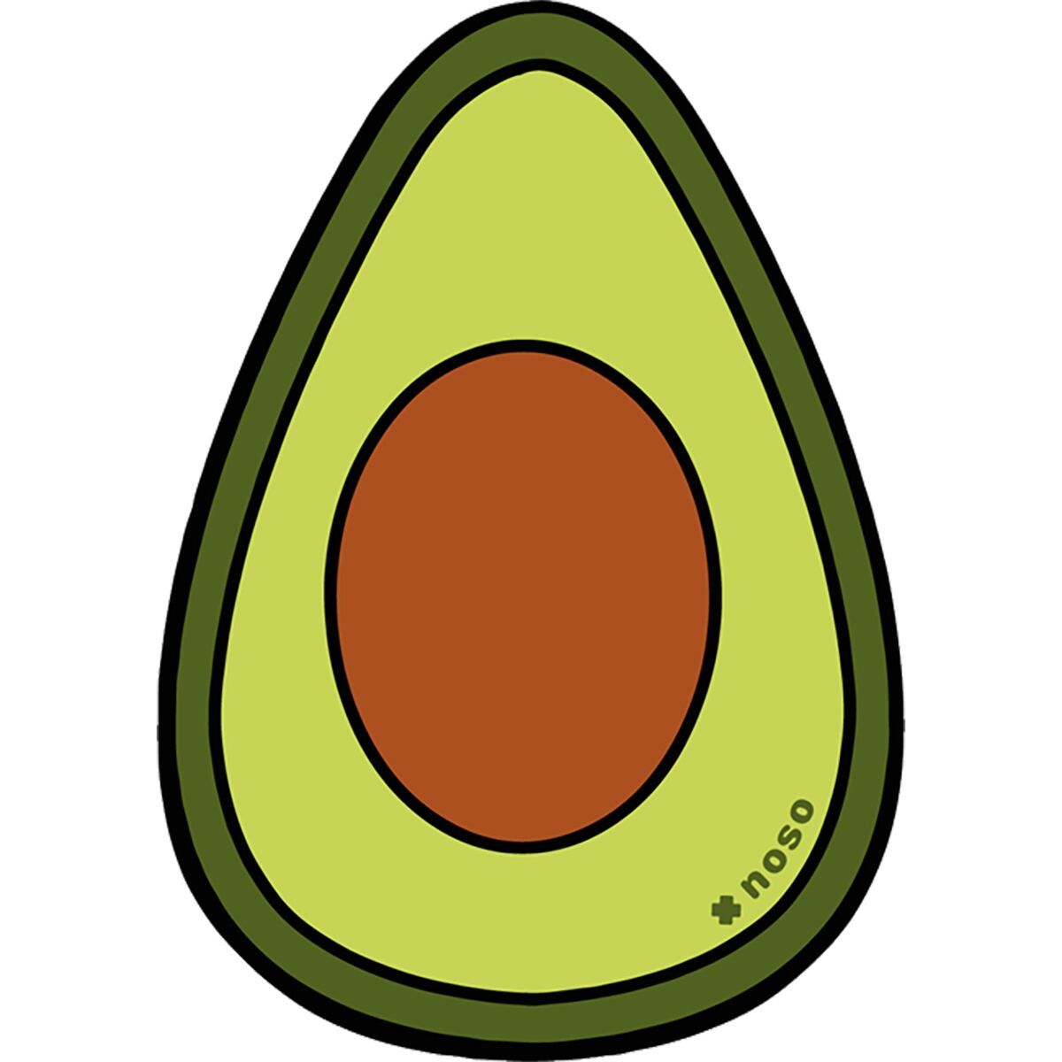 Noso Patches Avocado Patch One Color, One Size