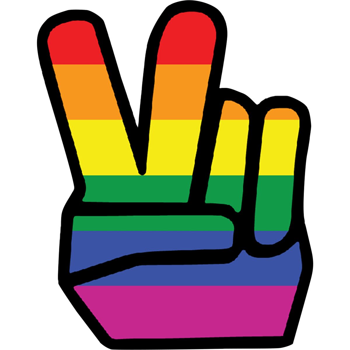 Noso Patches Noso Patches Peace Pride Patch One Color, One Size