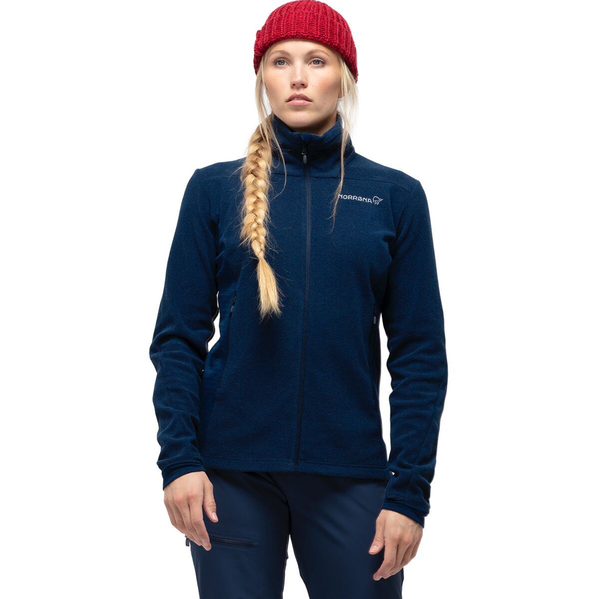 Image of Norrona Falketind Warm1 Fleece Jacket - Women's Indigo Night, L