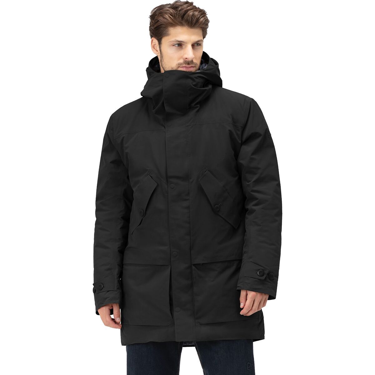 Norrona Oslo GORE-TEX Insulated Parka - Men's Caviar, M