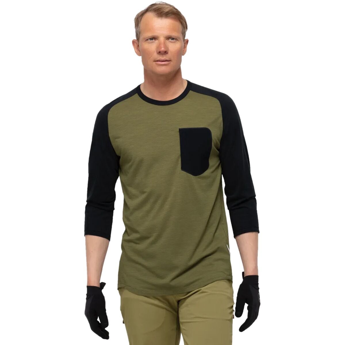 Skibotn Wool 3/4-Sleeve T-Shirt - Men
