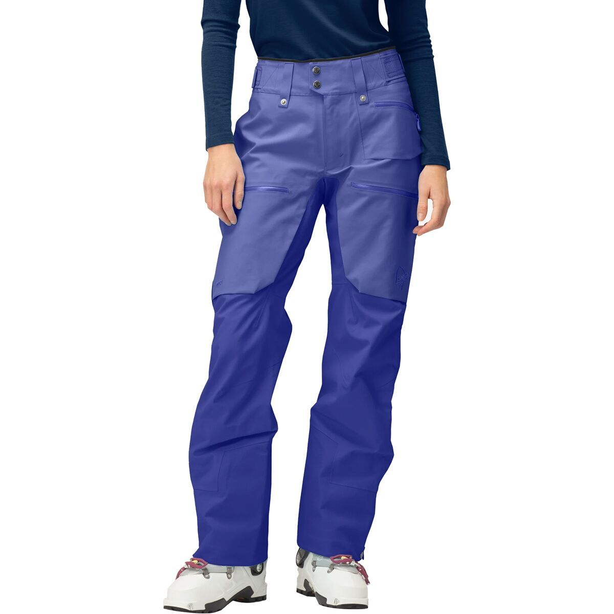 Image of Norrona Lofoten GORE-TEX PRO Pant - Women's Violet Storm/Royal Blue, XL