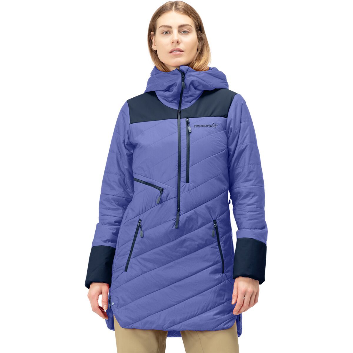 Norrona Lofoten Primaloft80 Anorak Jacket - Women's Violet Storm, M