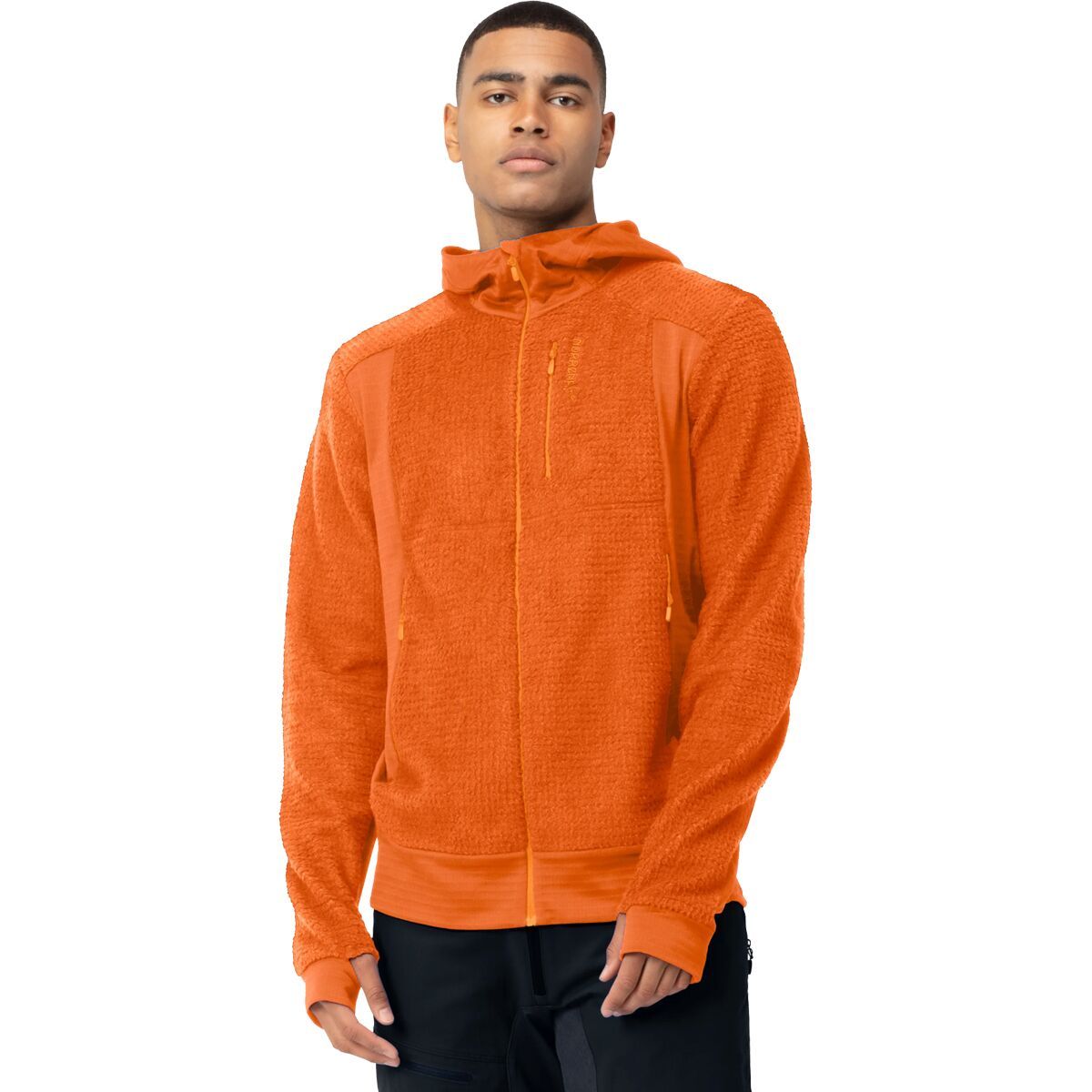 Image of Norrona Falketind Alpha120 Zip Hooded Jacket - Men's Gold Flame, XL