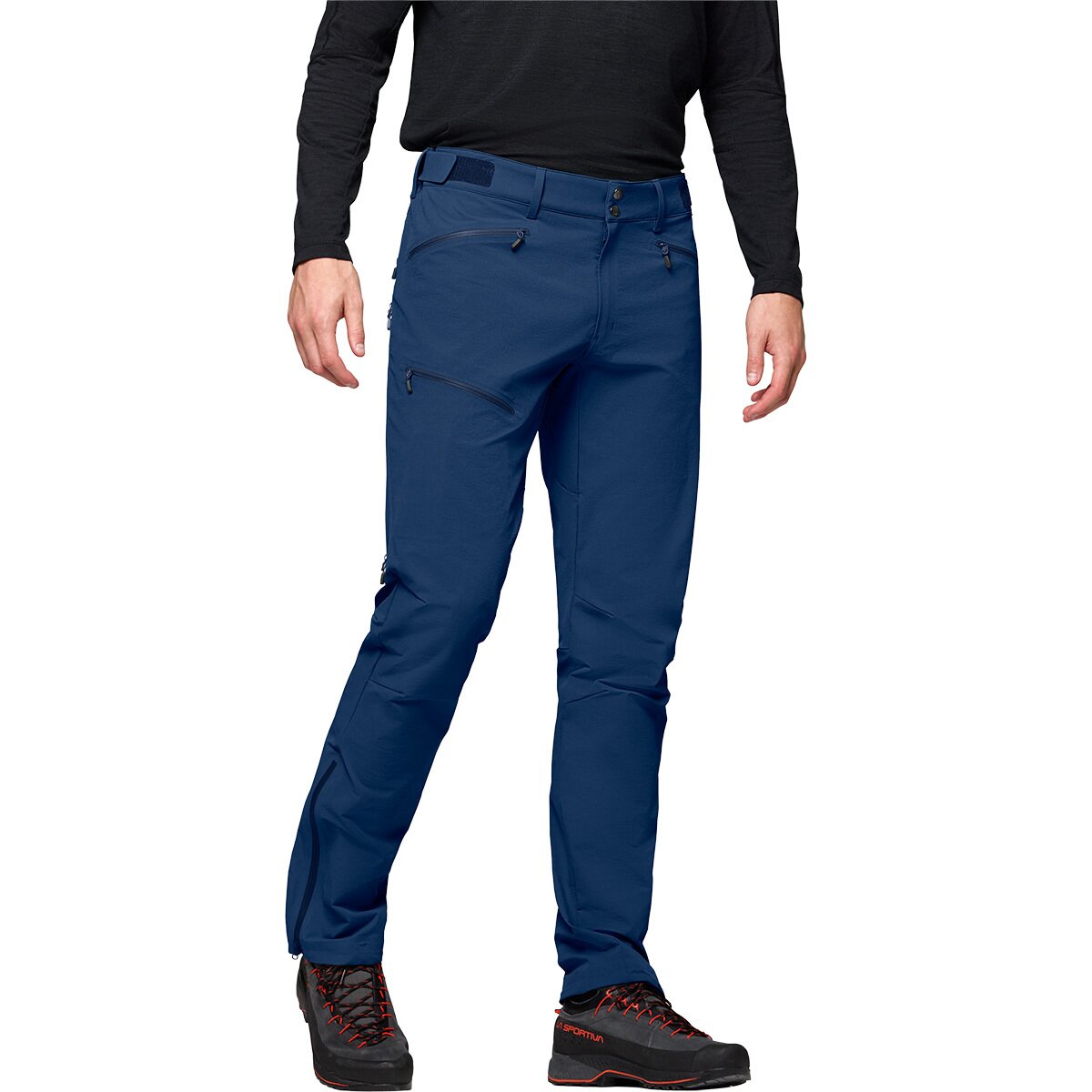 Image of Norrona Falketind Flex1 Softshell Pant - Men's Indigo Night, S/Reg
