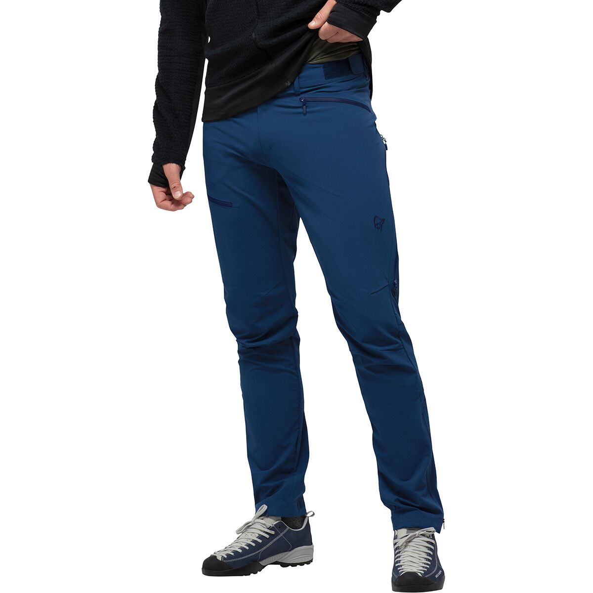 Norrona Falketind Flex1 Softshell Pant - Men's Indigo Night, XL/Reg