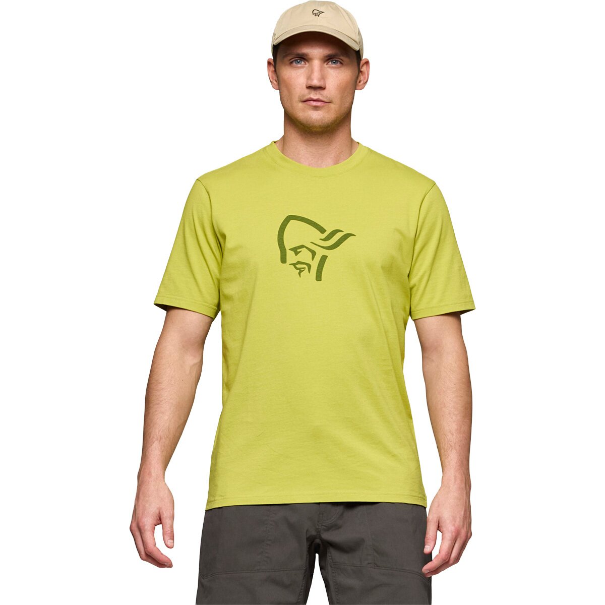 Image of Norrona /29 Cotton Viking T-Shirt - Men's Golden Lime, L