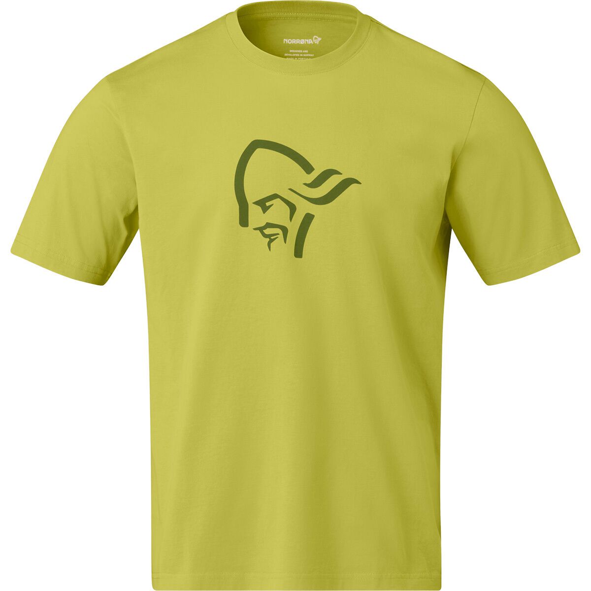 Image of Norrona /29 Cotton Viking T-Shirt - Men's Golden Lime, M