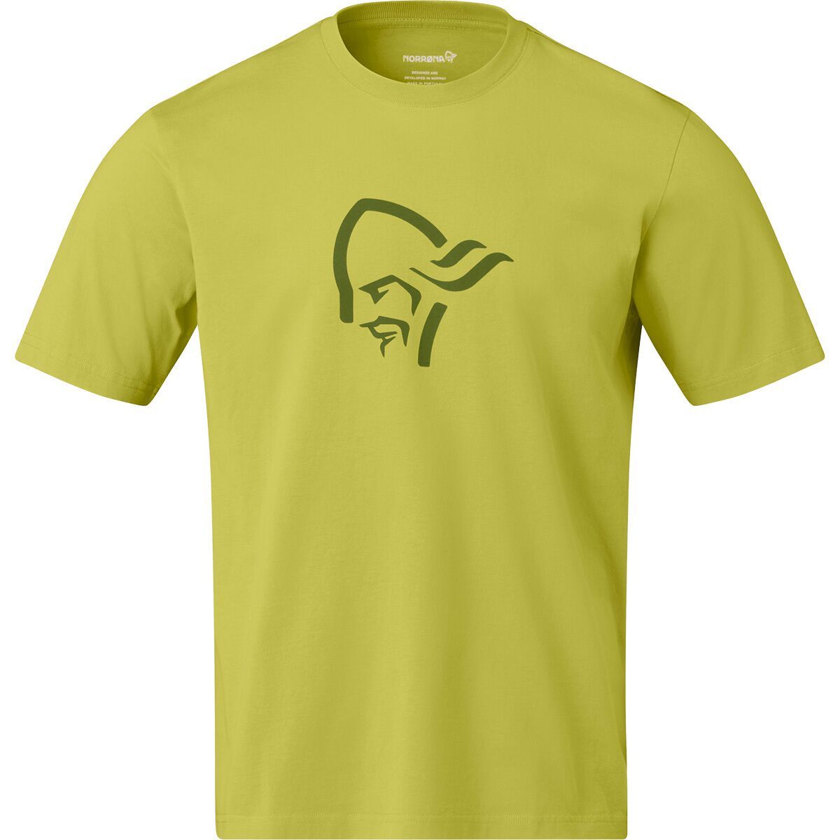 Image of Norrona /29 Cotton Viking T-Shirt - Men's Golden Lime, XL